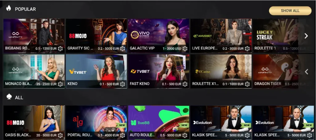 Live Broadcast Studios