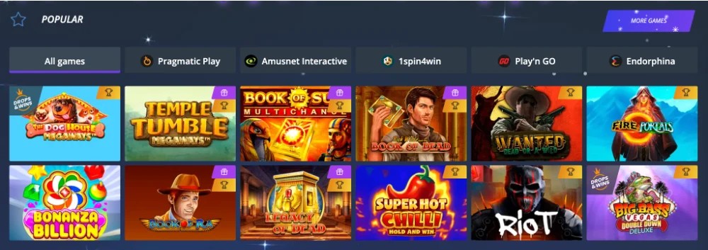 Jet Casino Online Slots