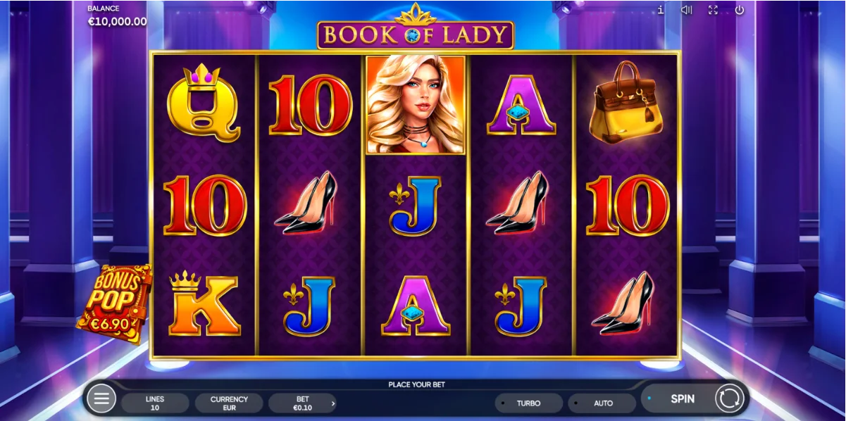 Book of Lady Slot Review