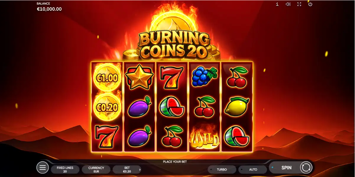 Burning Coins 20 Slot Review