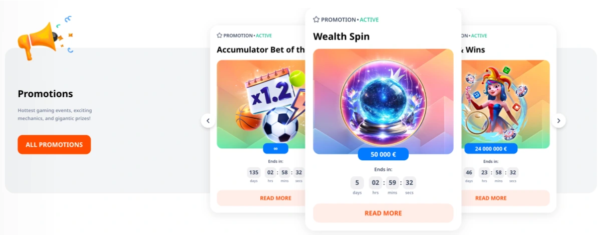 Monro Online Casino All Promotions