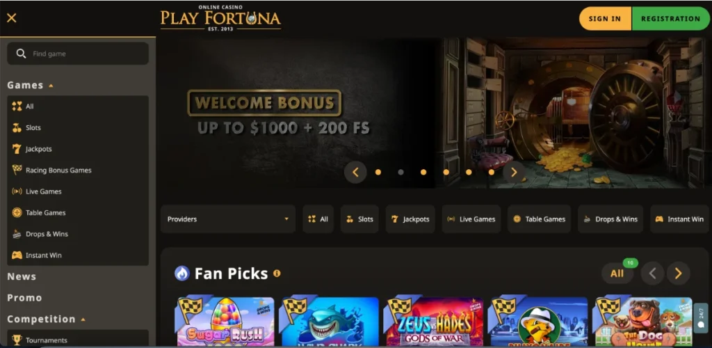 Play Fortuna Casino Review