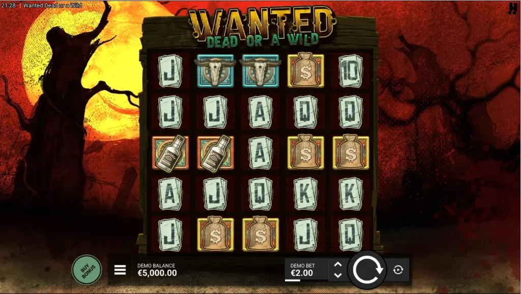 Wanted Dead or a Wild (Hacksaw Gaming)