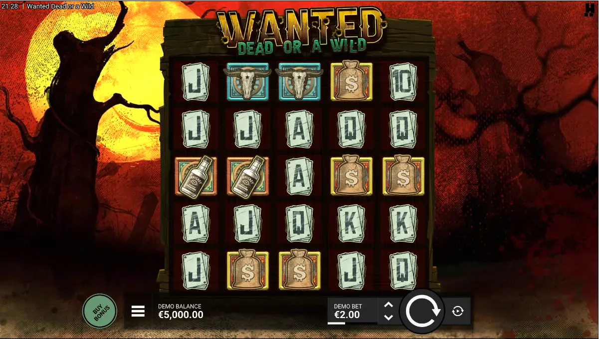 Wanted Dead or a Wild Slot Review