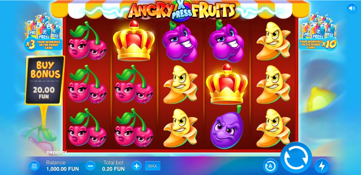Angry Fruits Slot Review