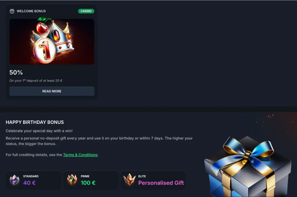 Beef Casino Bonuses and Promotions