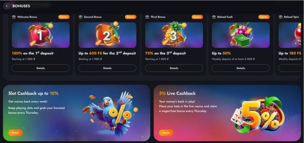 Martin Casino Bonuses