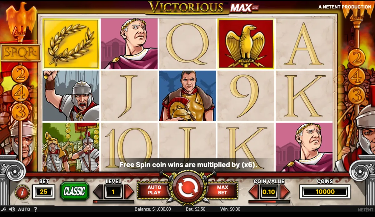 Victorious MAX™ Slot Review
