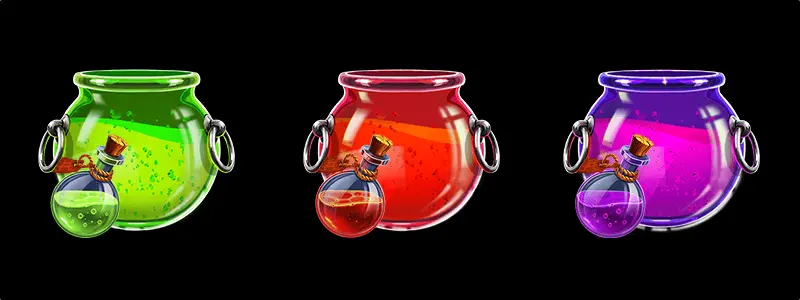 Three Witch Pots Bonus Games