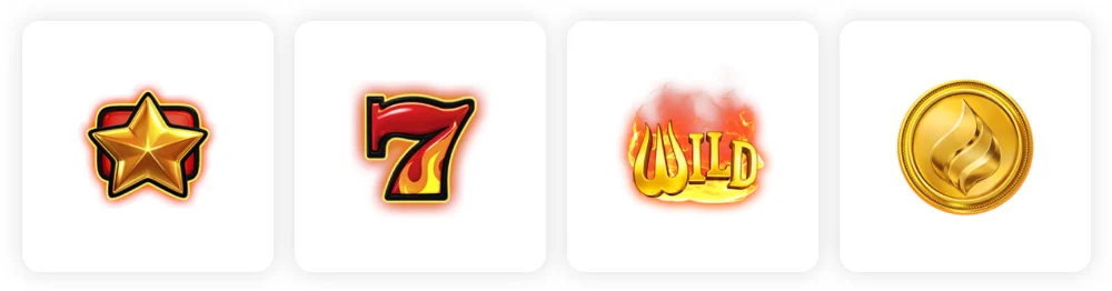 Burning Coins 20 Slot Symbols