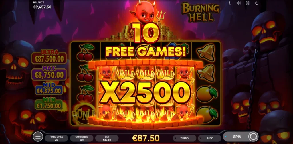 Burning Hell Slot Free Games