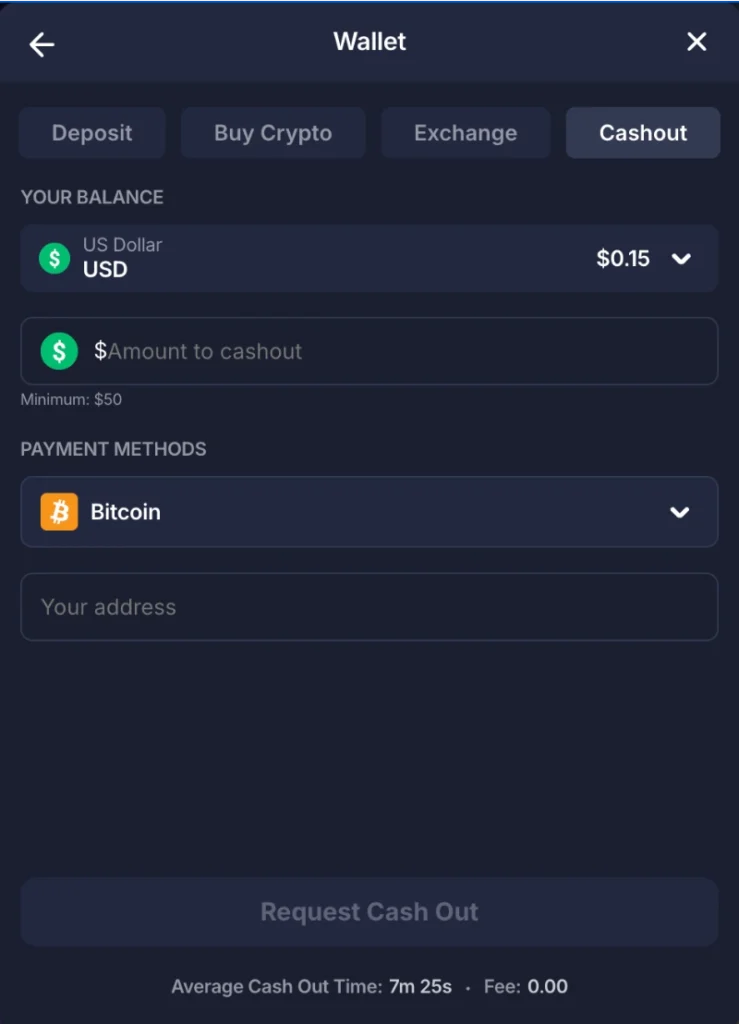 Withdrawing funds from a crypto casino (Bitstarz)