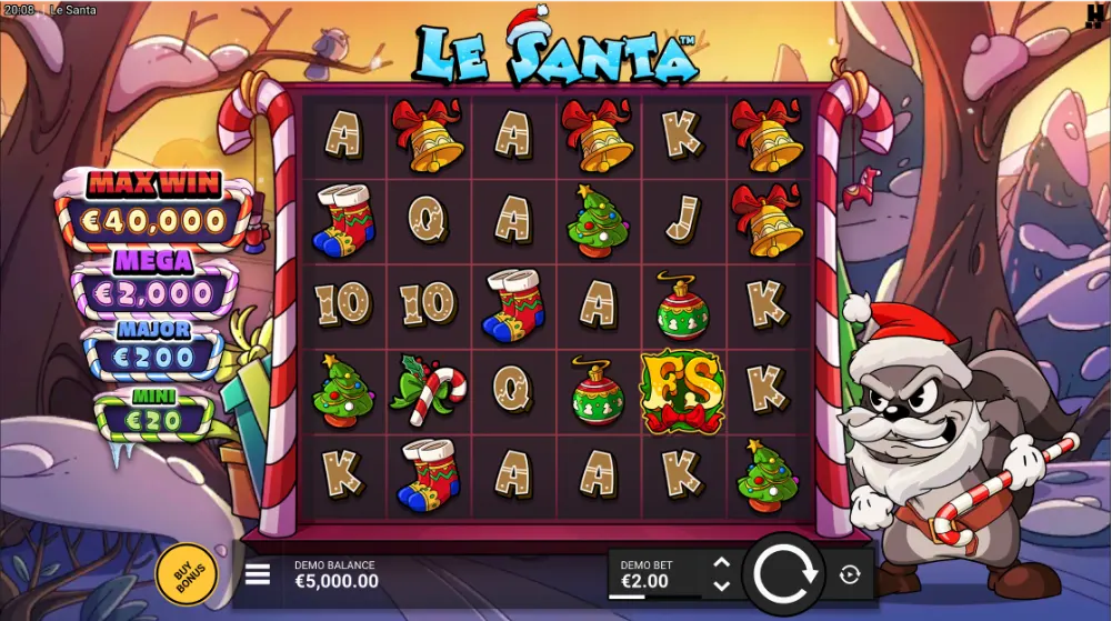 Le Santa slot by Hacksaw Gaming