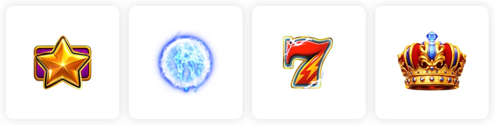 Thunder Crown Slot Top Symbols