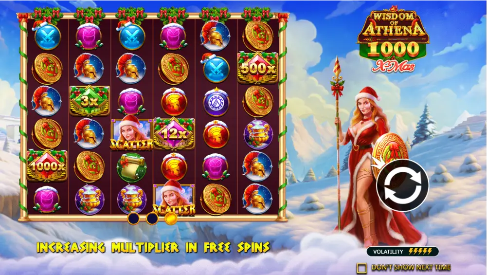 Wisdom of Athena 1000 Xmas (Pragmatic Play)