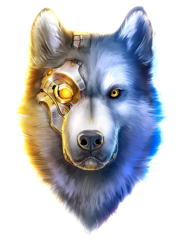 Cyber Wolf Slot - Symbol New Wolf