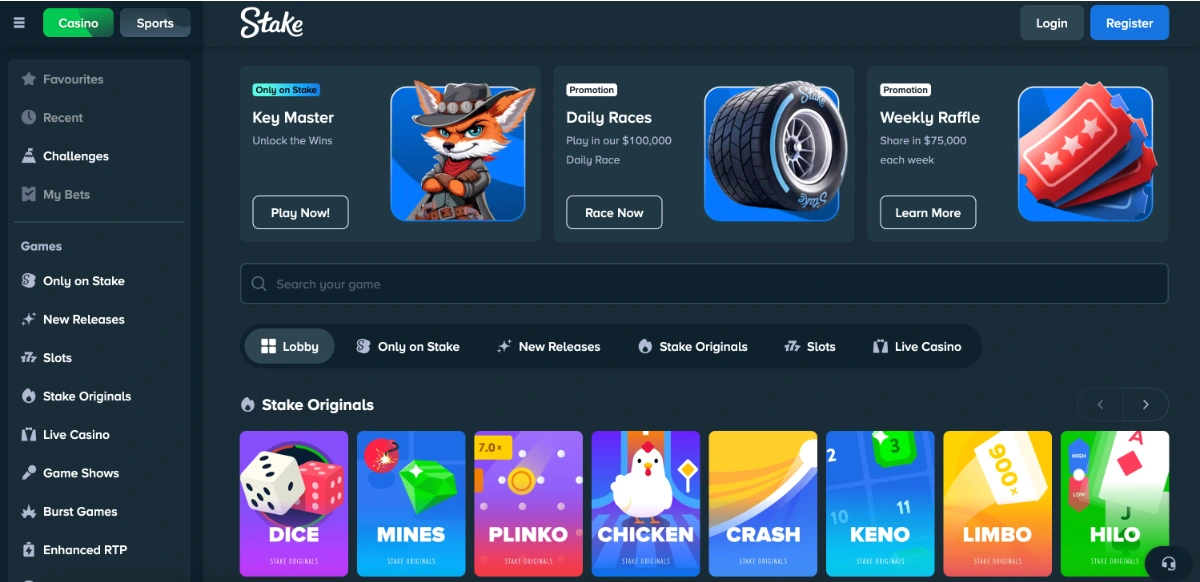 Stake Casino: The Speed Demon