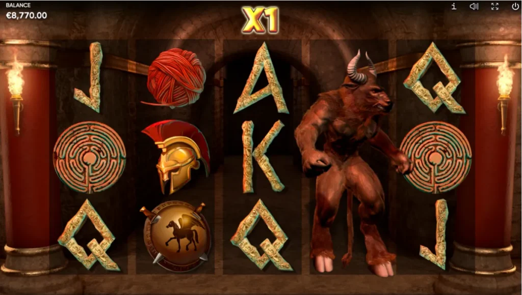 Core Mechanic: Minotaur Re-Spin Feature