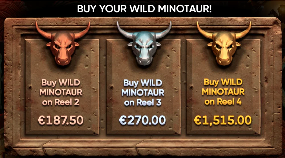 Minotauros Slot Bonus Pop