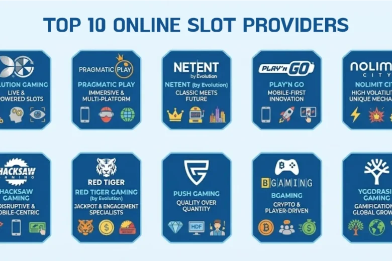 Top 10 Online Slot Providers in 2026