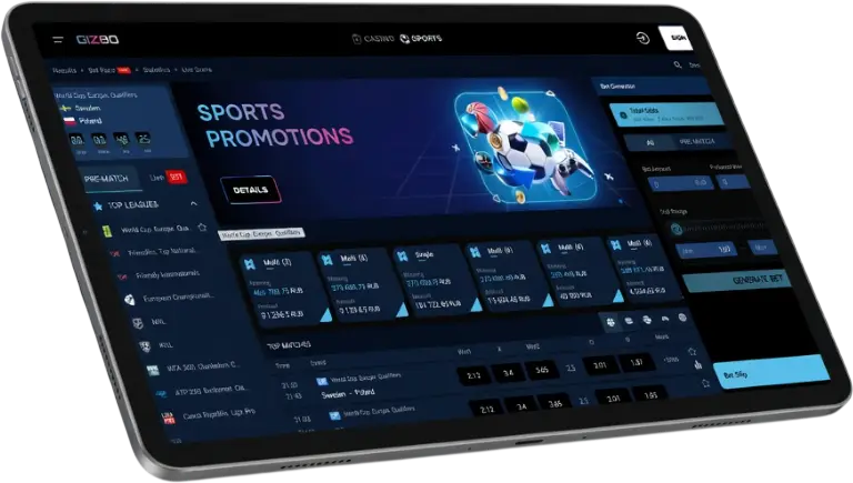 Gizbo Mobile apps on both iOS and Android