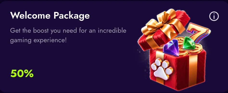 IRWIN Casino Welcome Package