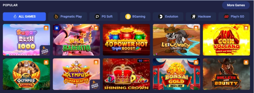 Legzo Online Casino Games