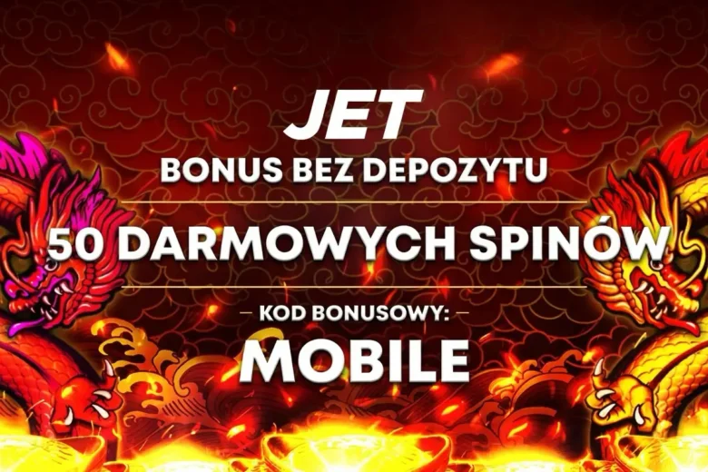 Jet Casino Bonus bez Depozytu – 50 Darmowych Spinów