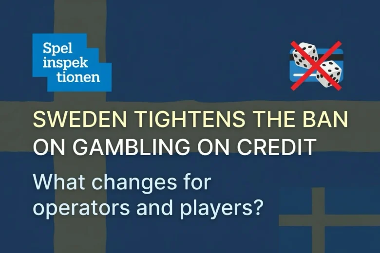 Sweden Tightens the Ban on Gambling on Credit: What Changes for Operators and Players