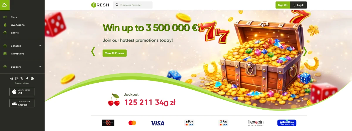 Fresh Kaszinó: Megbízható Sebesség